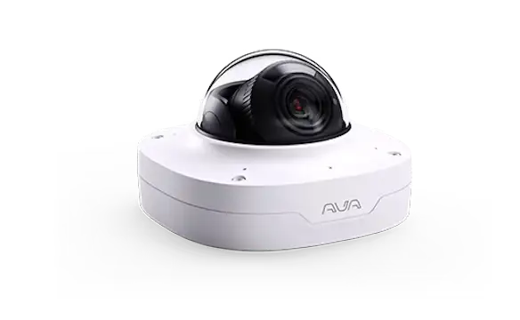 Dome IP security cameras